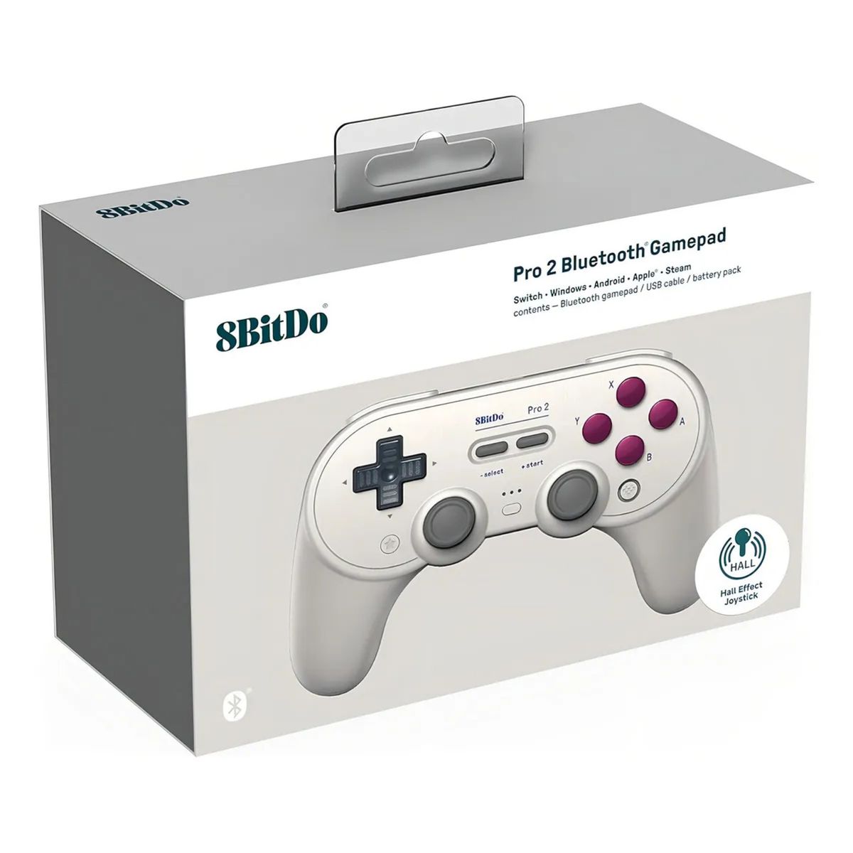 GENERICO - 8BitDo Pro 2 Bluetooth GamePad - Hall edition G classic