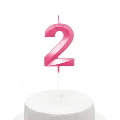 GENERICO - VELA CROME ROSADO 5X7CM N2