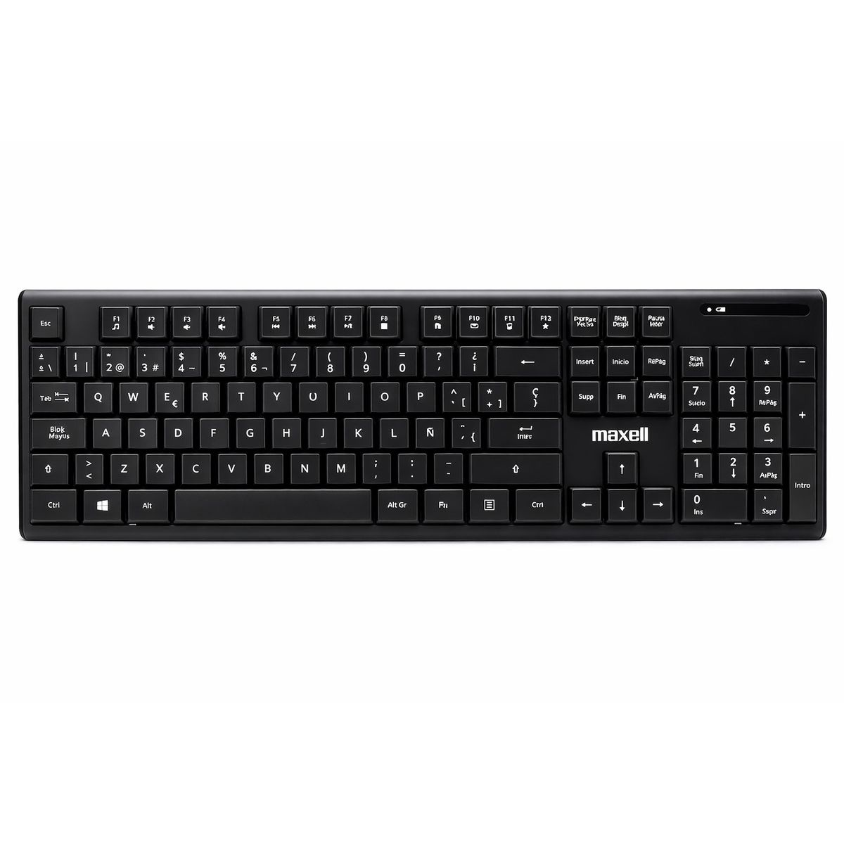 MAXELL - Teclado Inalámbrico Maxell Slim Multifuncional WKB-20