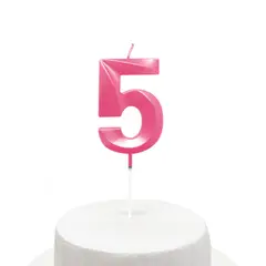 GENERICO - VELA CROME ROSADO 5X7CM N5