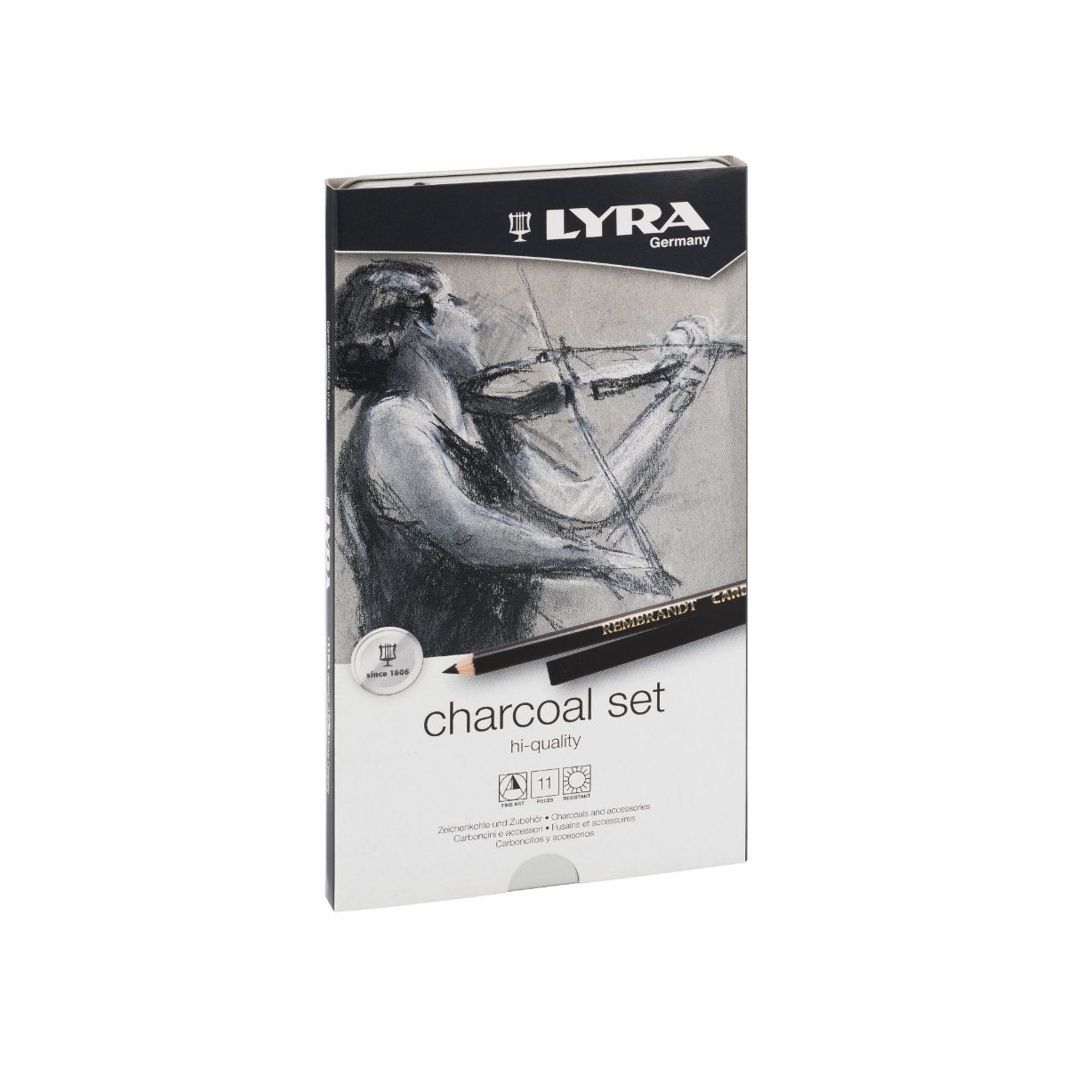 LYRA - Set Lyra Charcoal para Esbozo y Sombreado