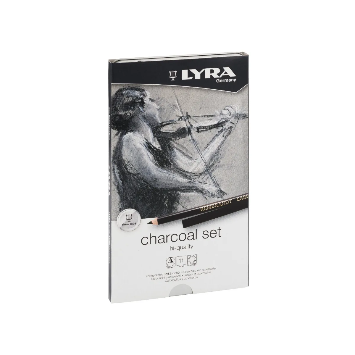 LYRA - Set Lyra Charcoal para Esbozo y Sombreado