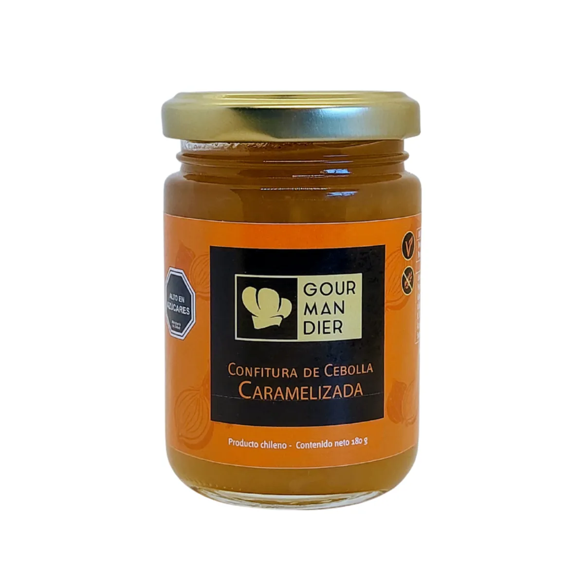 GOURMANDIER - Gourmandier - Confitura cebolla caramelizada - 156 mL
