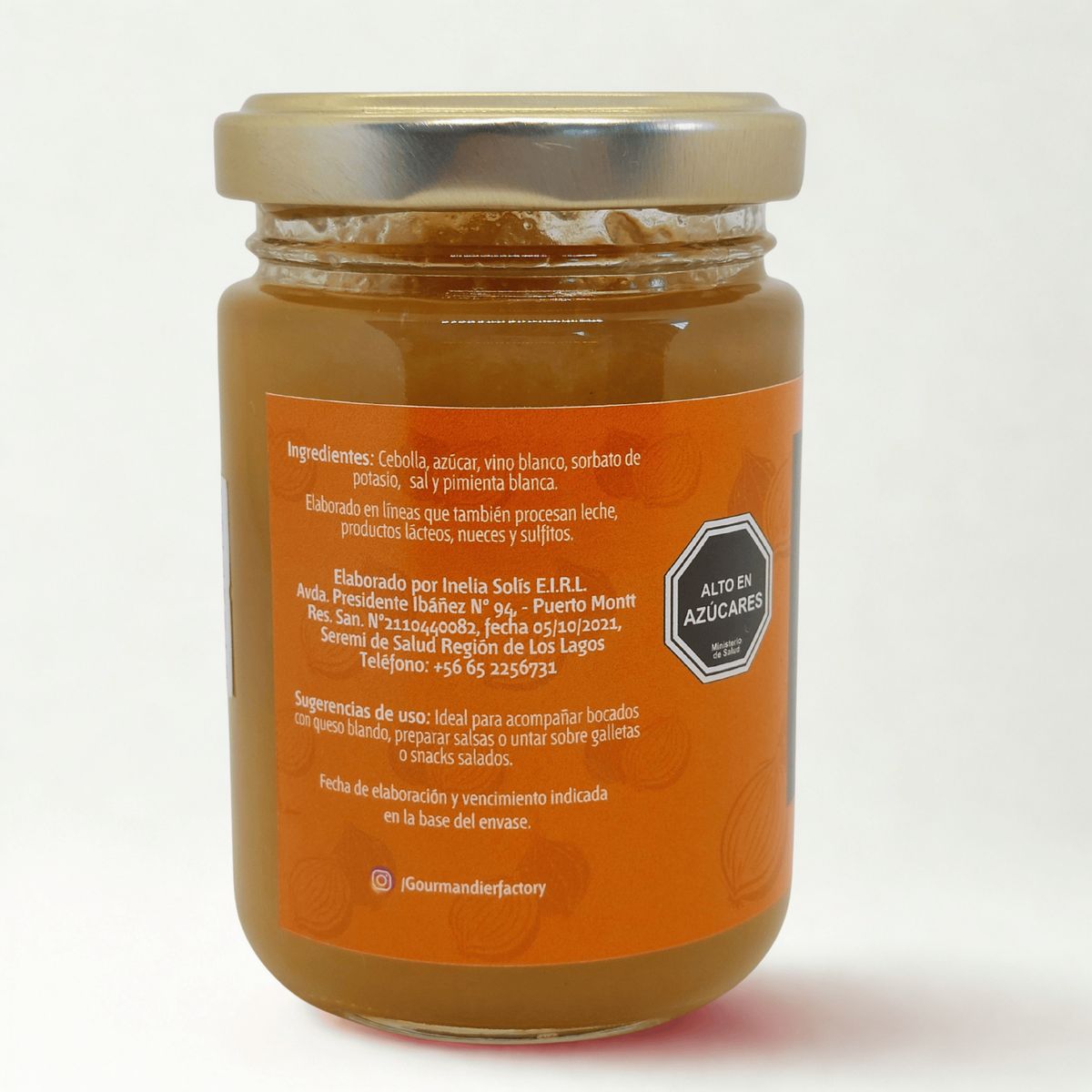 GOURMANDIER - Gourmandier - Confitura cebolla caramelizada - 156 mL