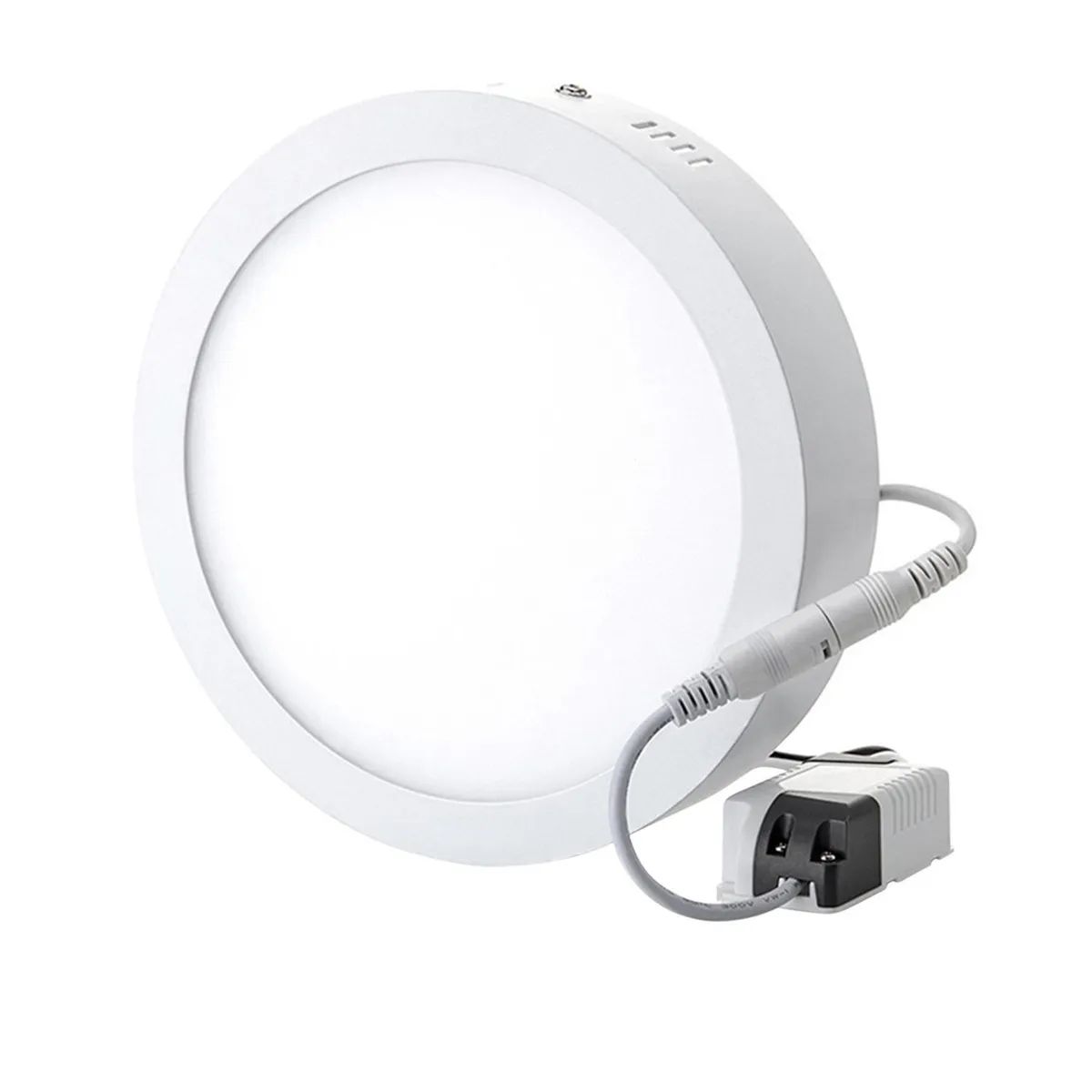GENERICO - PANEL LED CIRCULAR EMBUTIDO BLANCO