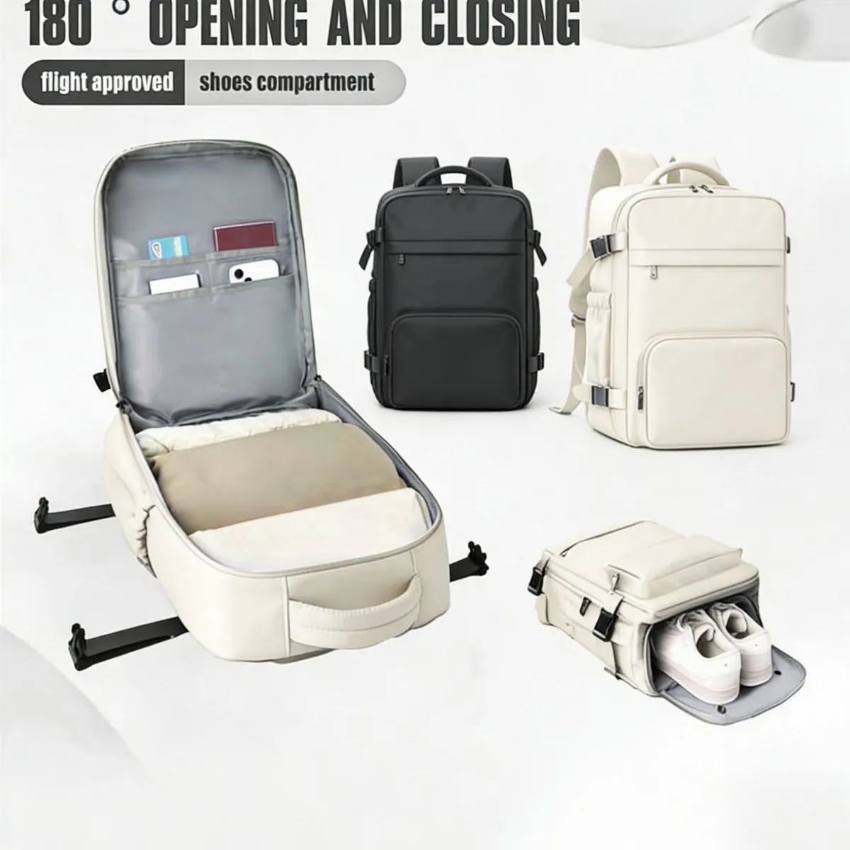 MOMO - Mochila  Viaje Multiuso Impermeable  Outback Escalable Cabina Avion  backpack