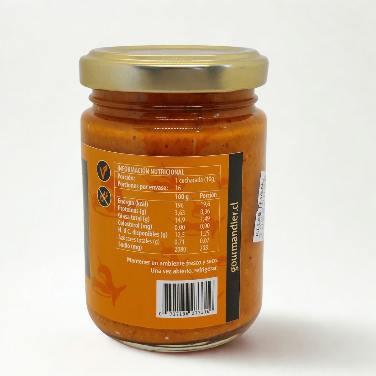 GOURMANDIER - Gourmandier - Salsa merkén - 156 mL