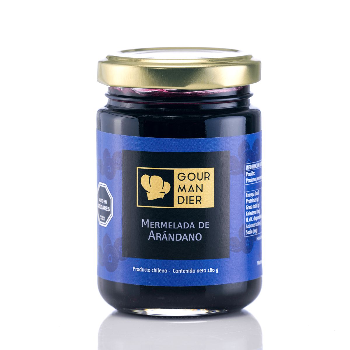 GOURMANDIER - Gourmandier - Mermelada arándano - 156 mL