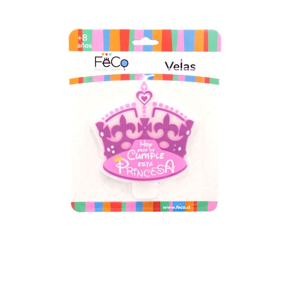 GENERICO - VELA DISE?O PRINCESA X 1 UNI