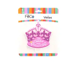 GENERICO - VELA DISE?O PRINCESA X 1 UNI