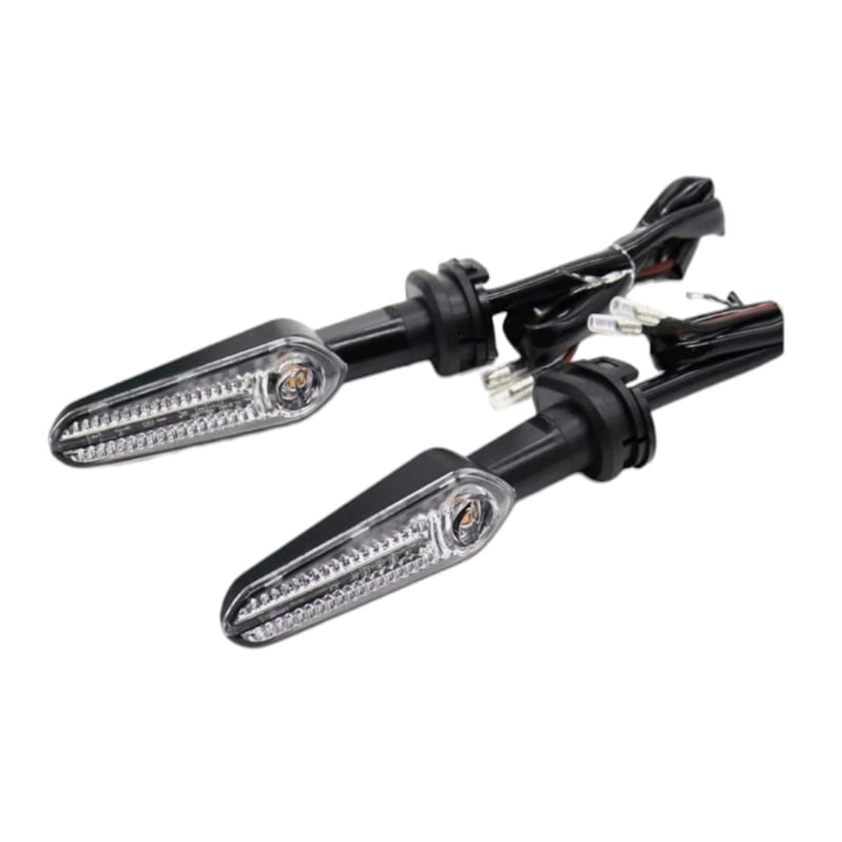 GENERICO - LUZ INTERMITENTE PARA MOTO COMPATIBLE YAMA FZ -16,25,15,3,3A,R6, MT -0306 AMBAR EL PAR