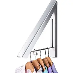 GENERICO - Pack2 Colgador de Ropa Plegable Tendedero Retráctil Montado
