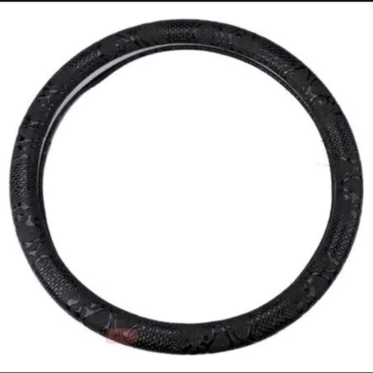 GENERICO - Cubre Volante Negro Antideslizante Para Auto Universal 38cm