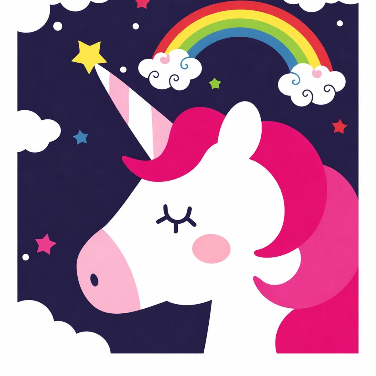 DECORACION CREATIVA - Kit de pintura al óleo por números - Unicornio