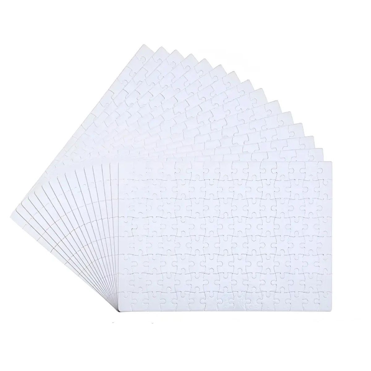 GENERICO - Pack 10 Rompecabezas Puzzle Sublimación Estampar A4, 120 Pcs BELUG