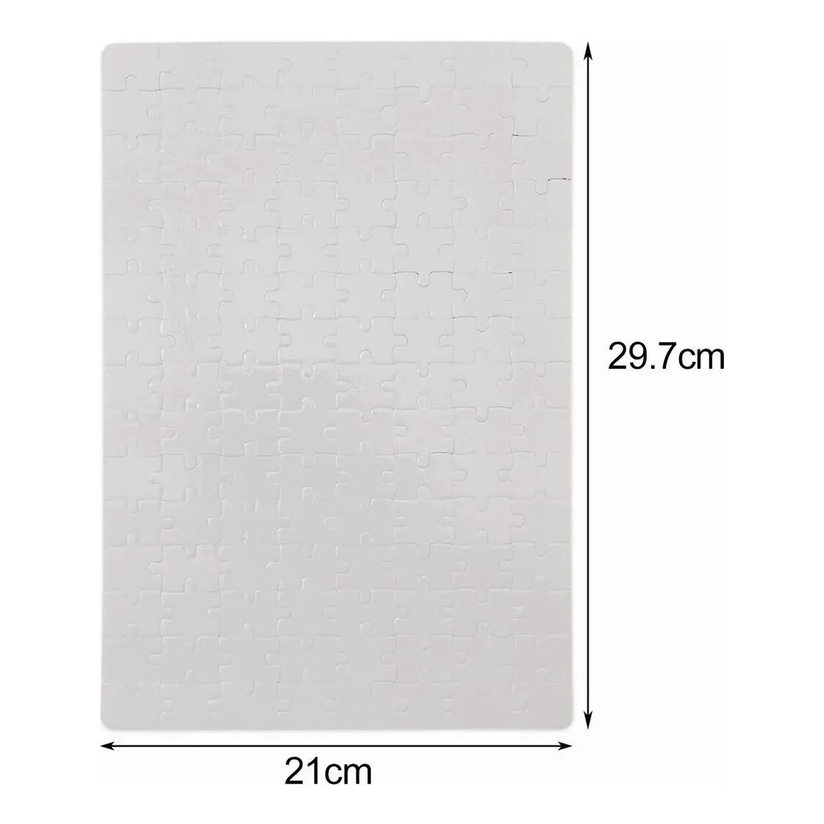 GENERICO - Pack 10 Rompecabezas Puzzle Sublimación Estampar A4, 120 Pcs BELUG