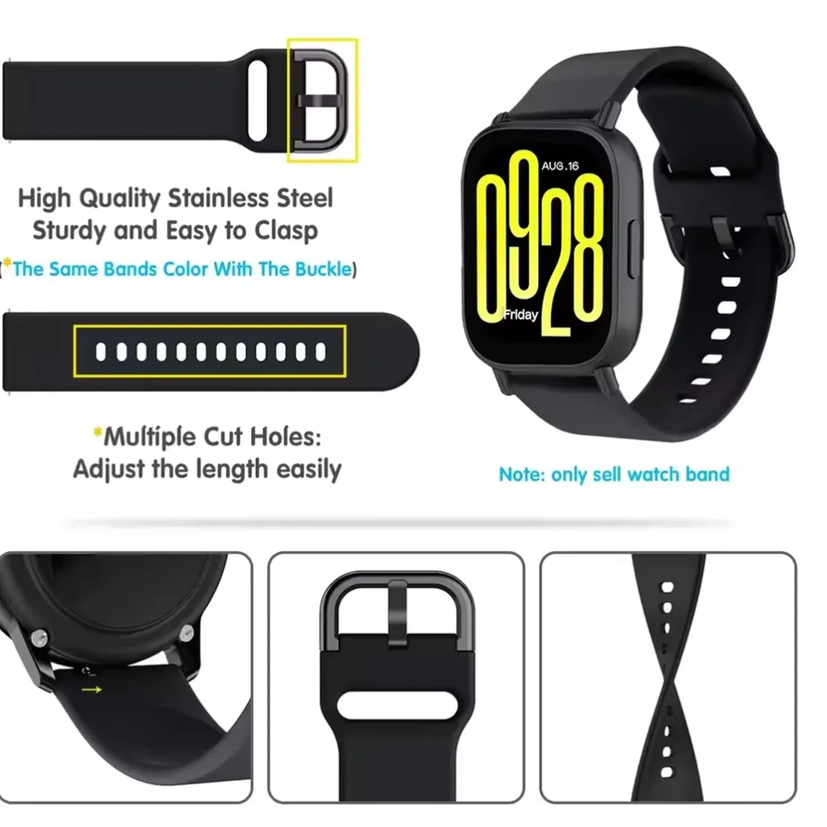 GENERICO - Correa Para Xiaomi Redmi Watch 5 Lite - Active
