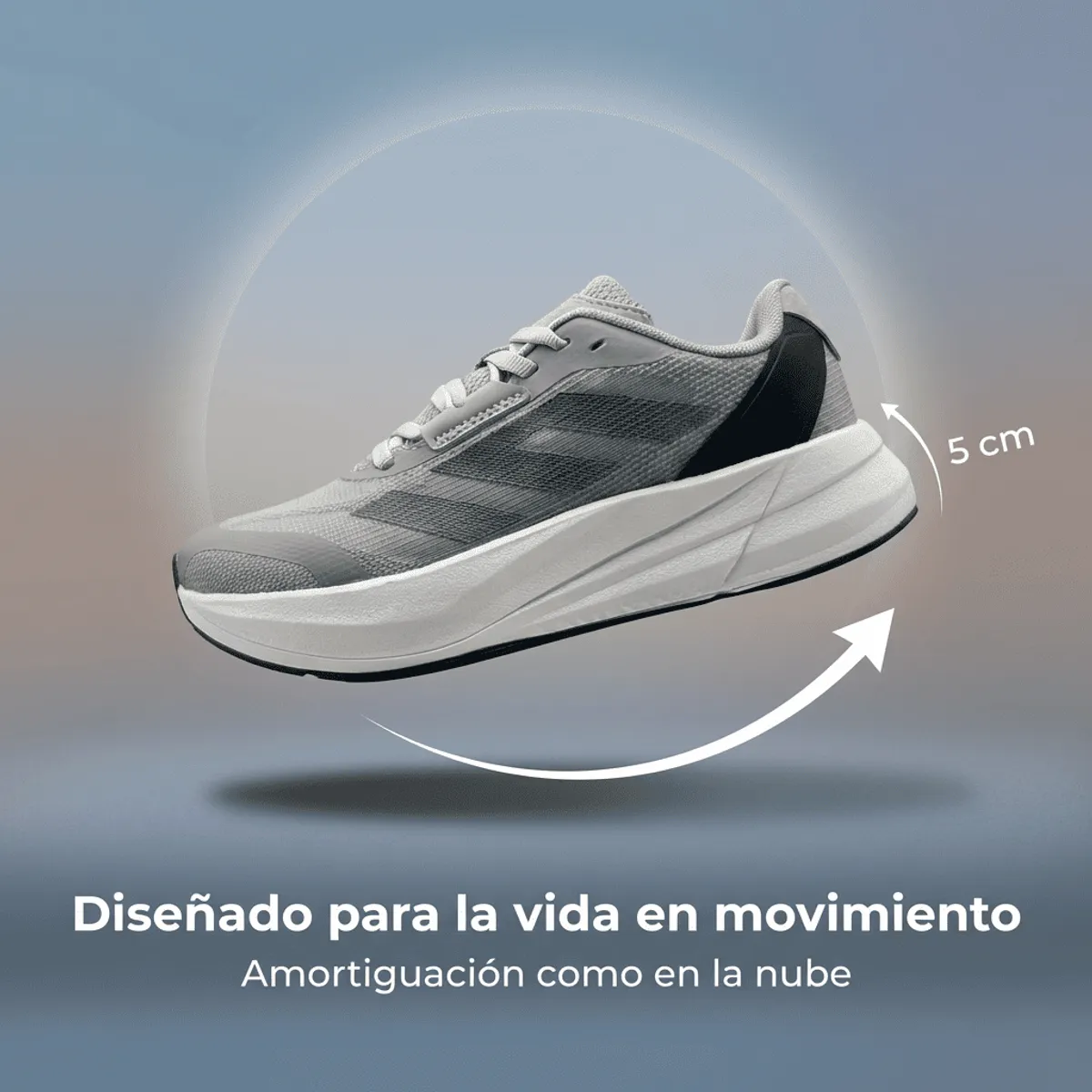 BOVINITA - Zapatilla Mujer Deportiva Gris Running Gym Gimnasio Yoga