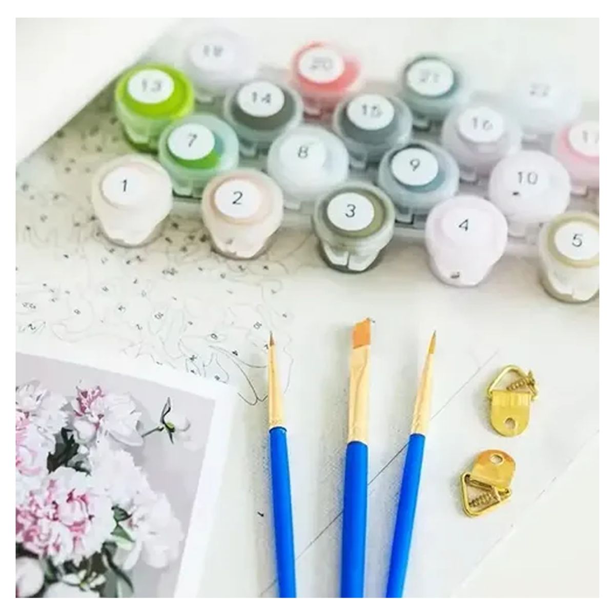 DECORACION CREATIVA - Kit de pintura al óleo por números Jardín