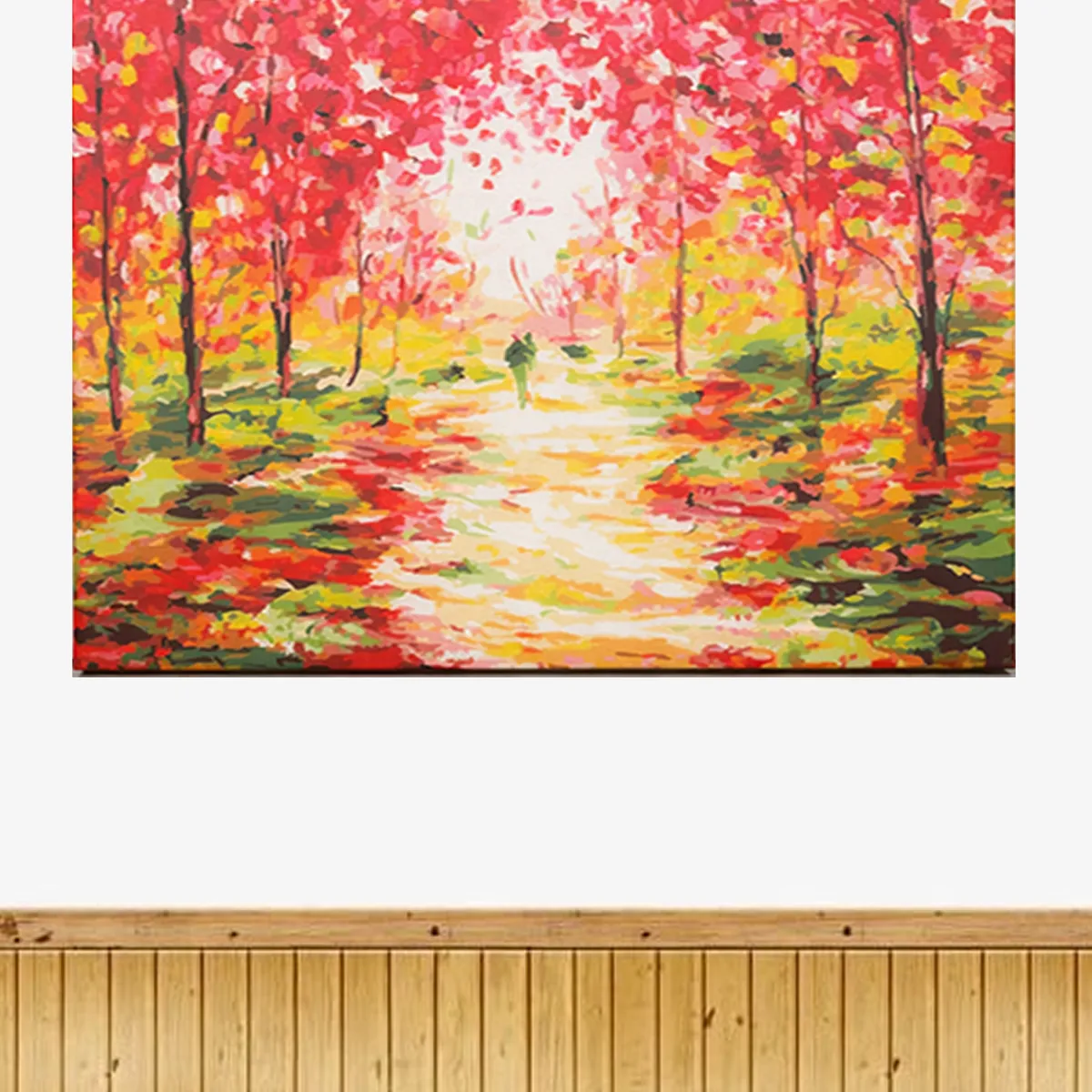 DECORACION CREATIVA - Kit de pintura al óleo por números Jardín