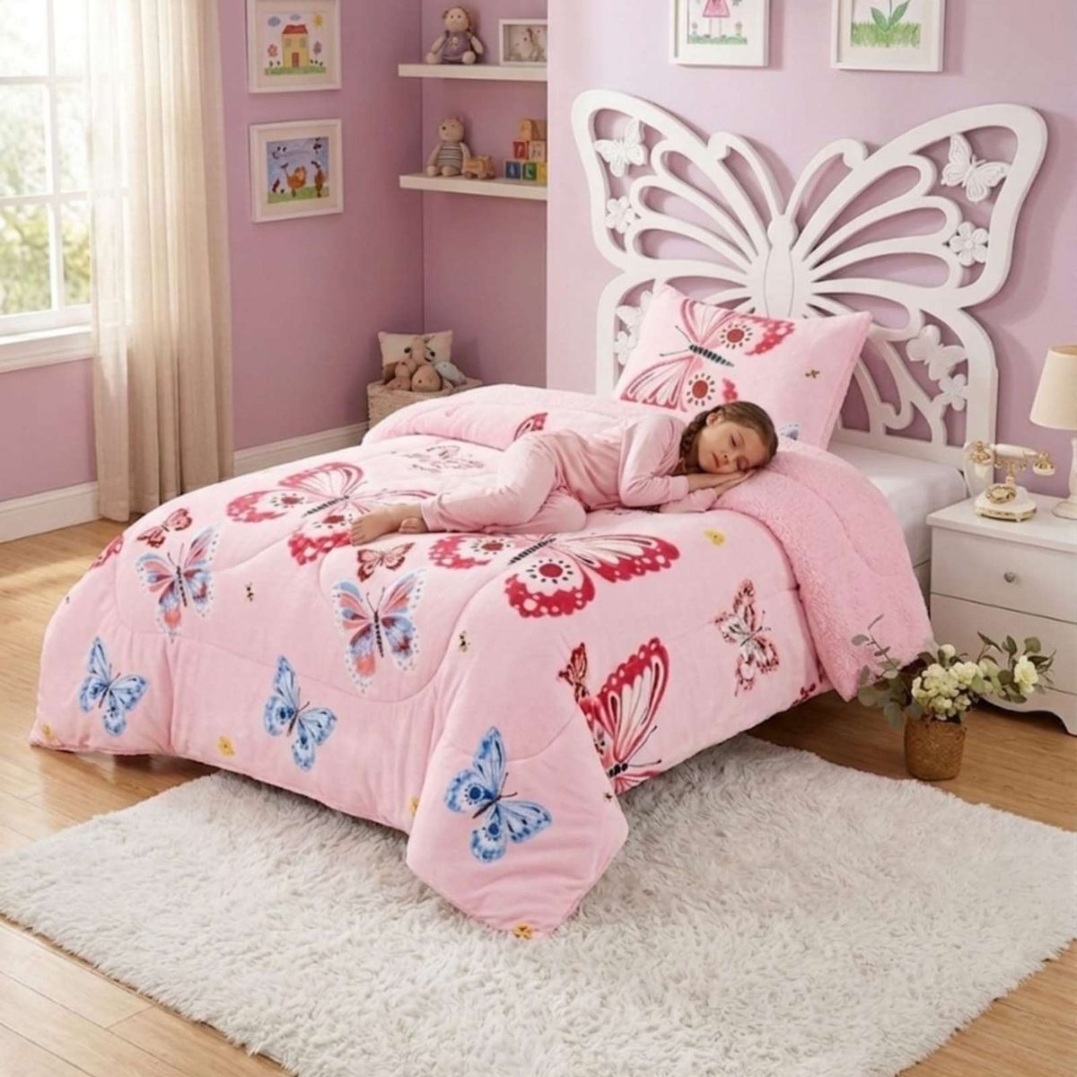 GENERICO - Plush con Chiporro Plaza y Media Diseños Infantiles Extra Calido