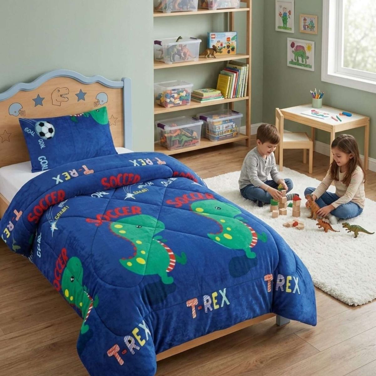 GENERICO - Plush con Chiporro Plaza y Media Diseños Infantiles Extra Calido