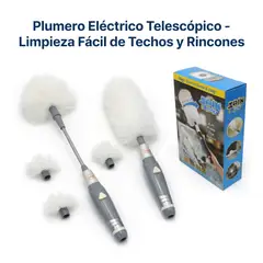 MOVI - Plumero Eléctrico 2 Plumeros Medianos y 2 Pequeños