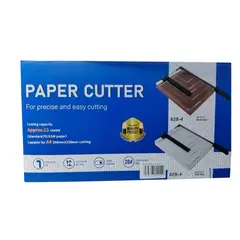 GENERICO - Guillotina de Papel Profesional con Base Metálica