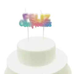 GENERICO - VELA FELIZ CUMPLEAÑOS MULTI X1UNI