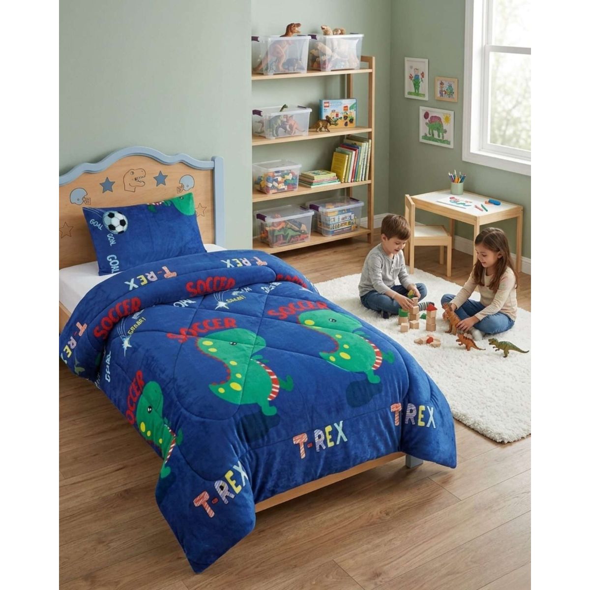 GENERICO - Plush con Chiporro Plaza y Media Diseños Infantiles Extra Calido