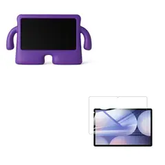 GENERICO - Carcasa Niños Antigolpe EV Compatible Con Tab Samsung A11 8.7 Lami Morado
