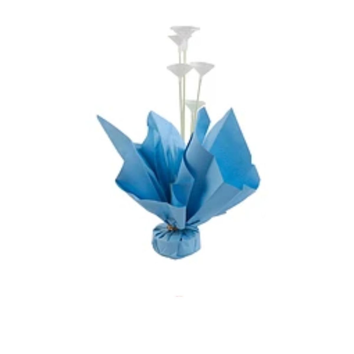 GENERICO - Soporte para globos azul con varillas 60cm