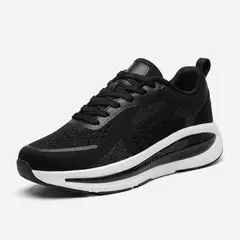 BOVINITA - Zapatilla Mujer Deportiva Negro Running Gimnasio Yoga Gym