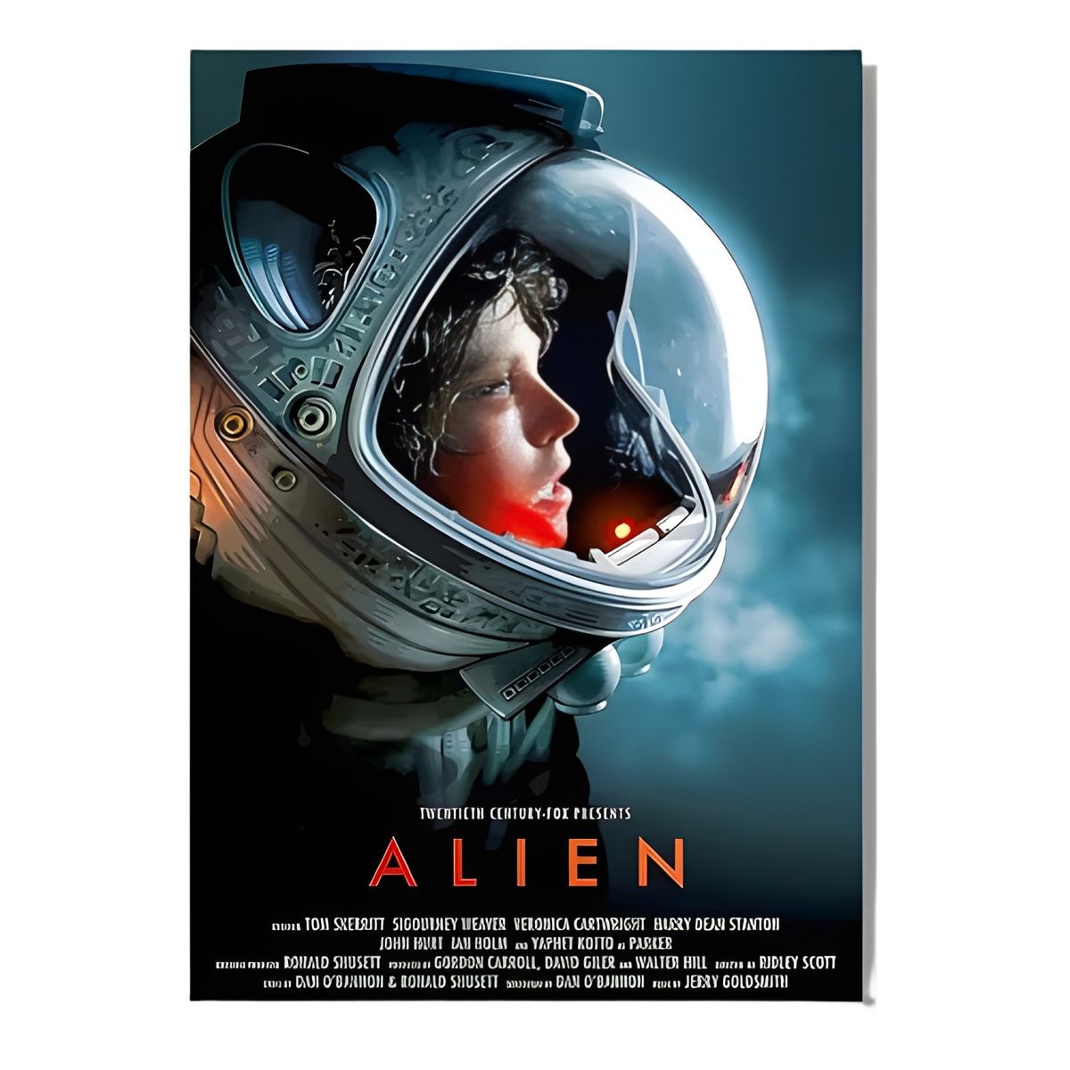 GENERICO - Cuadro Aluminio Película Alien 60x40 Cm