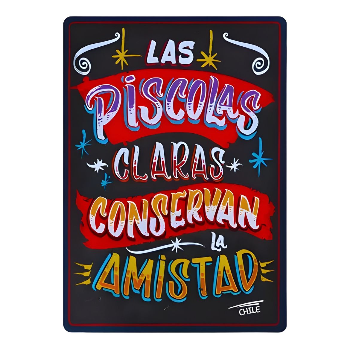 GENERICO - Cuadro quincho piscolas claras 40x30 cm