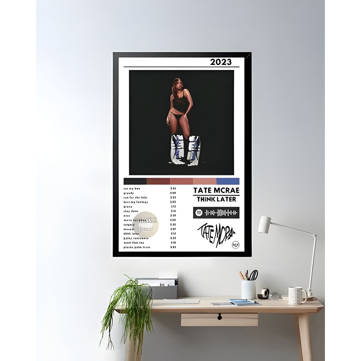 GENERICO - Cuadro Tate McRae Think Later 24x36 cm