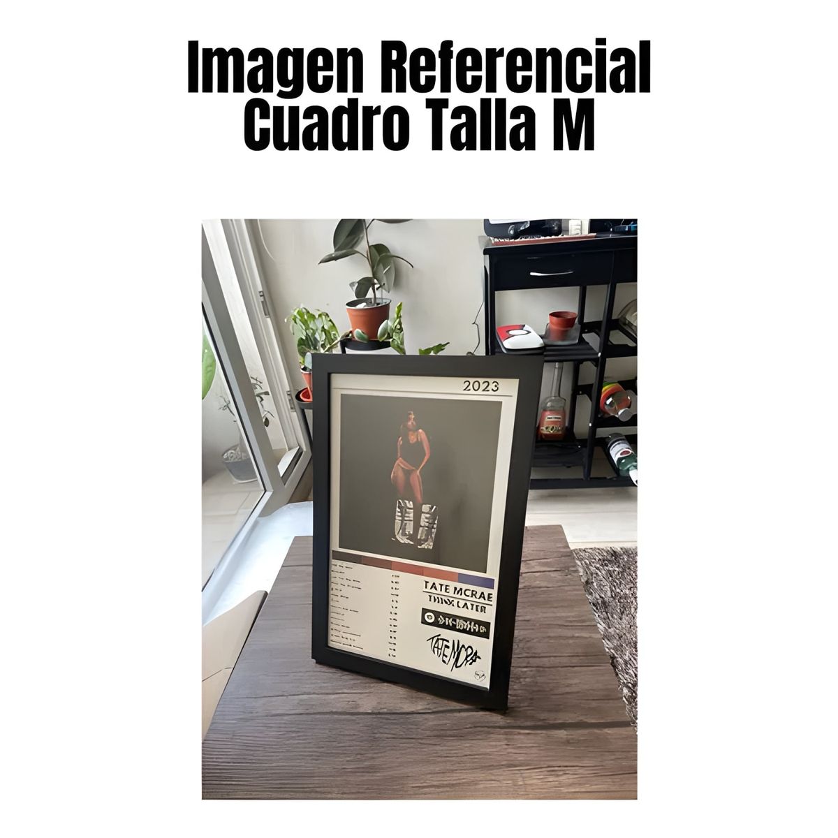 GENERICO - Cuadro Tate McRae Think Later 24x36 cm