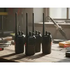 BAOFENG - Set 4 Radios Walkie Talkie Bf-888s Recargables Usb Linterna Led Radio Comunicacion Inalambrica