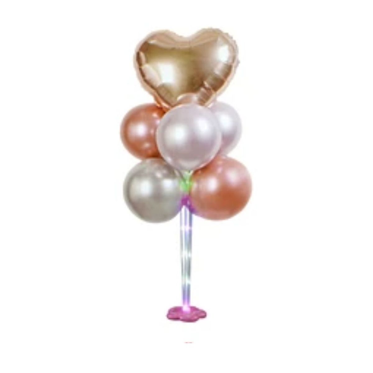 GENERICO - Pedestal para globos con luces color surtido