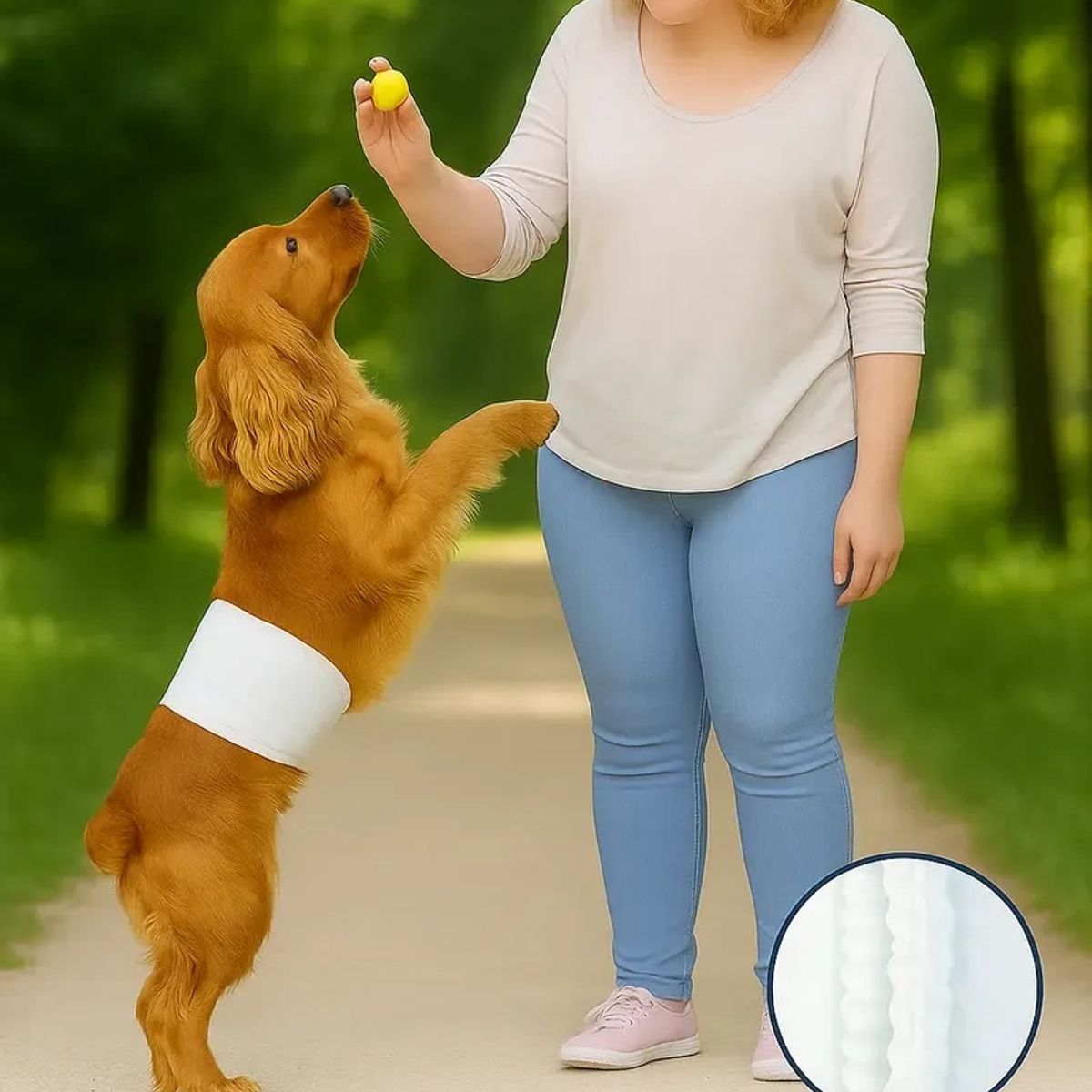 GENERICO - Vitrineon Pañales Mascotas Talla S 12 Unidades Ajustable Absorbente Higiene Incontinencia Uso Diario