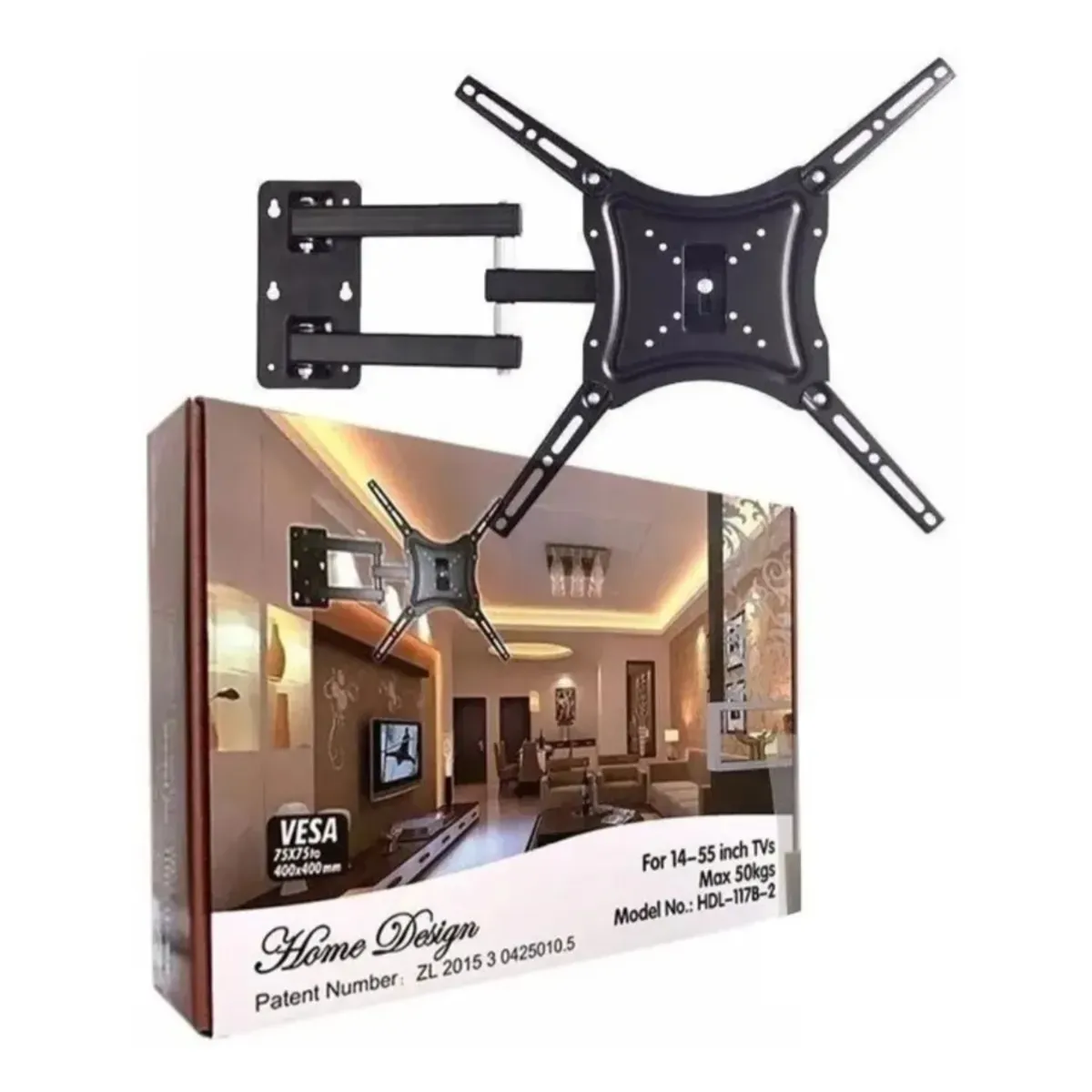 GENERICO - Soporte Brazo Base Tv 14-55 Pulgadas 50kg