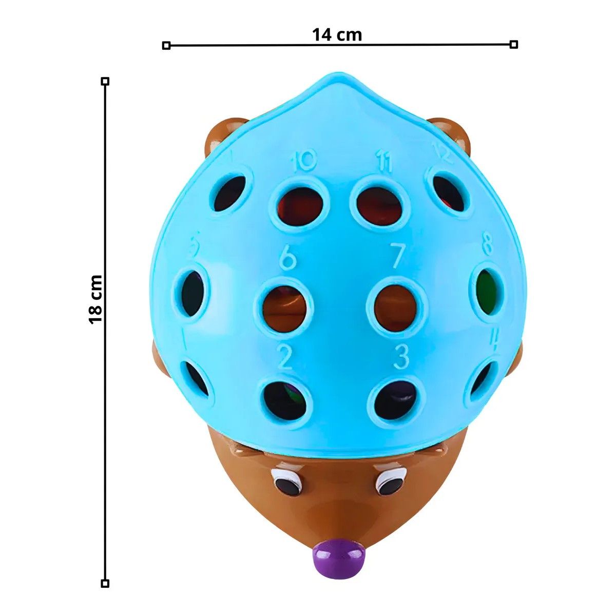 GENERICO - Juguetes Colorido Sensoriales, Erizo Juguete Sensorial Para Niños, Juguetes Para Bebe 1 Año, regalos Para Niños Y Niñas BELUG