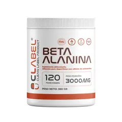 GENERICO - Beta Alanina 360 Grs 120 Porciones Clean Label Pura