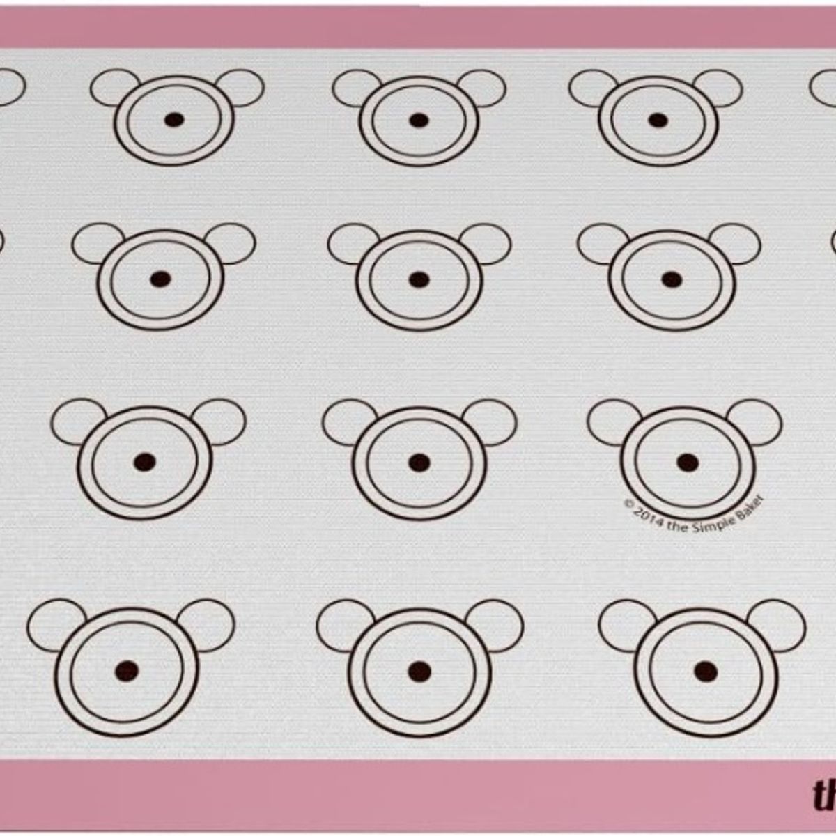 GENERICO - Simple Baker Premium tapete de silicona para hornear macarrones,