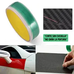 GENERICO - Cinta Corte Vinilo 10m Para Autos Wrap Sin Cuchilla Precisión Profesional