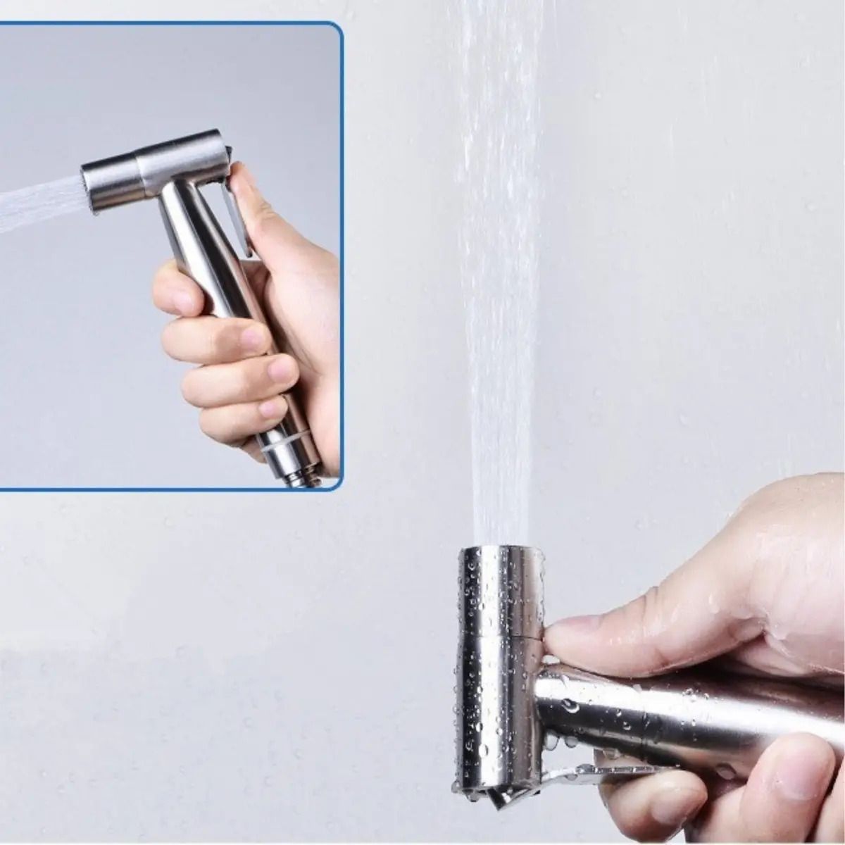 VIDA BUENAS - Completo Ducha Bidet Arabe Wc Inodoro Acero Inoxidable Kit