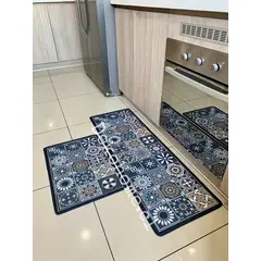 DEKOHOME - SET ALFOMBRA DE COCINA ANTIDESLIZANTE