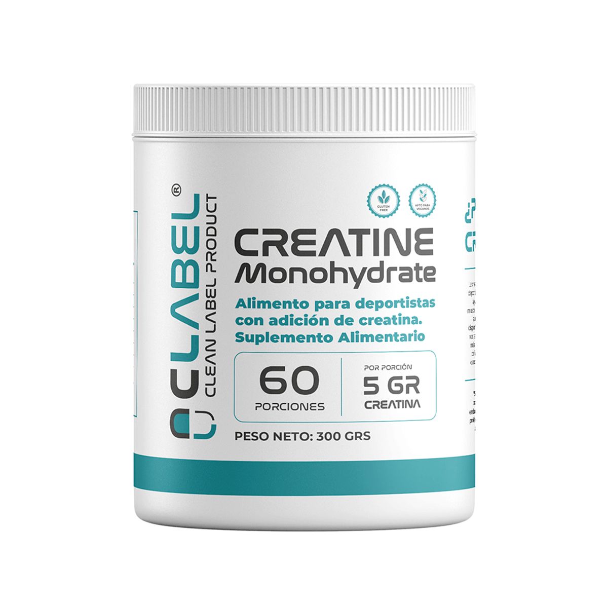 GENERICO - Creatina Monohidrato 300gr Clean Label 100% Pura