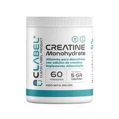 GENERICO - Creatina Monohidrato 300gr Clean Label 100% Pura