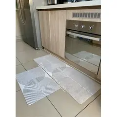 DEKOHOME - SET ALFOMBRA DE COCINA ANTIDESLIZANTE